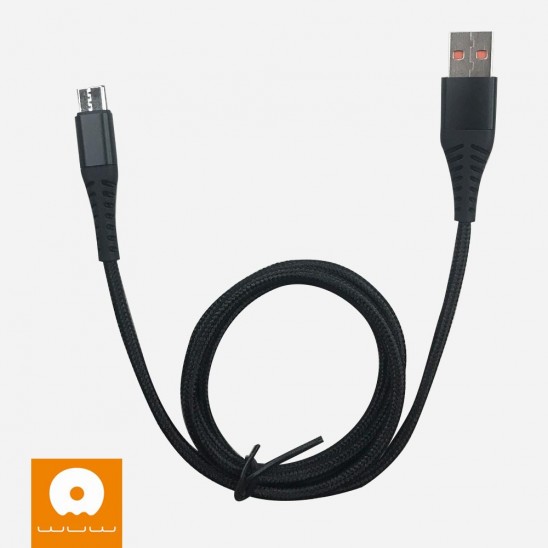 Cable Tipo C 2.4A 1M Nylon WUW
