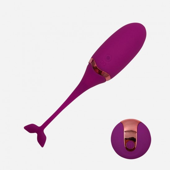 Huevito Vibrador 15cm Recargable con Control