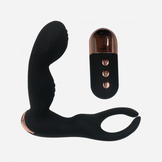 Vibrador Prostata 15cm Recargable con Control