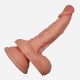 Dildo Piel Curvo C/T Ventosa 16cm