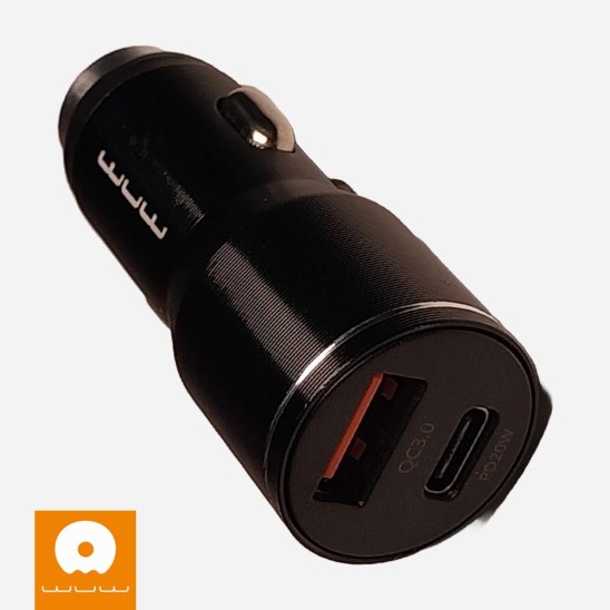 Cargador Carro USB QC3.0 Y Tipo C PD20W C179 WUW