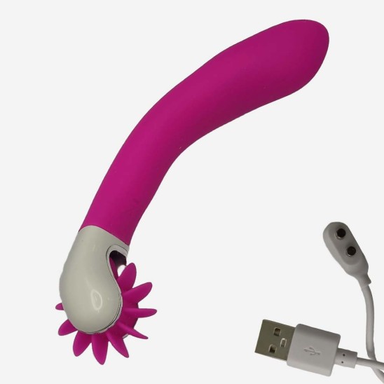 Vibrador Con Rueda 12 Frecuencias Usb