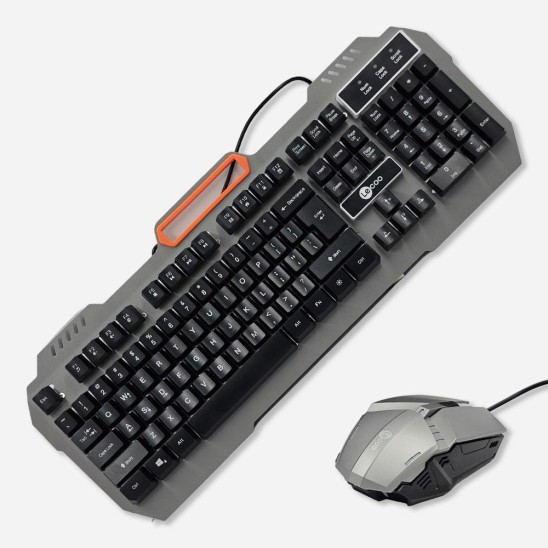 Set Teclado Ingles y Mouse Gaming USB